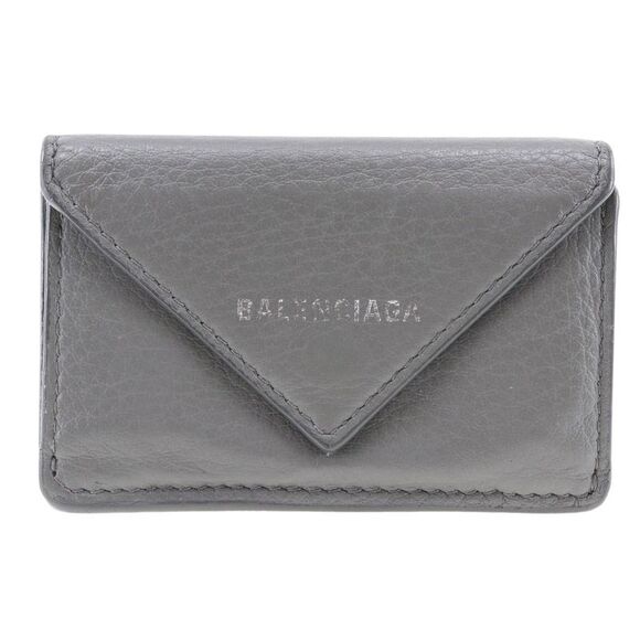 Pre Loved balenciaga Unisex Grey Wallets - Picture 1 of 8
